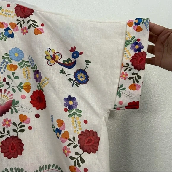 Xuna Italian Art to Wear Tunic Shirt Dress Colorful Vacation Resortwear OS - Picture 5 of 11